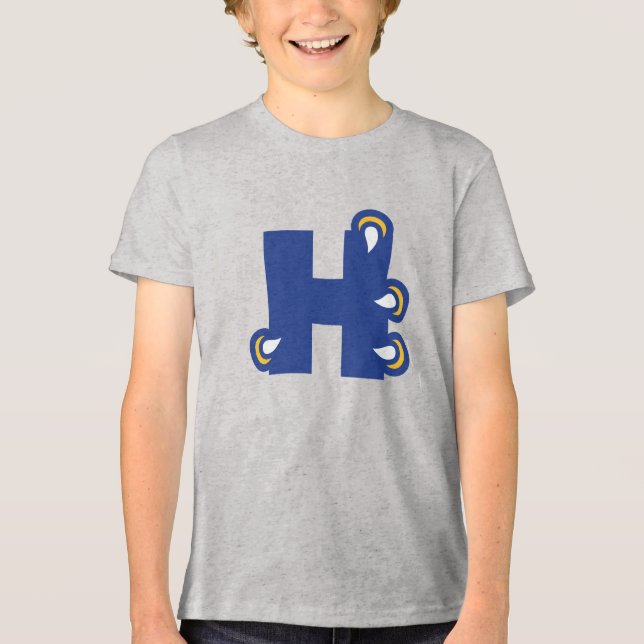 Hilbert College H Tri-Blend Shirt (Front)