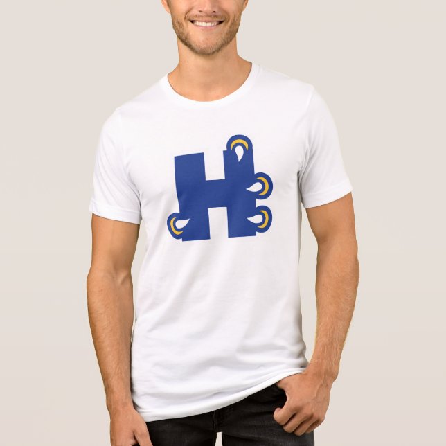 Hilbert College H Tri-Blend Shirt (Front)