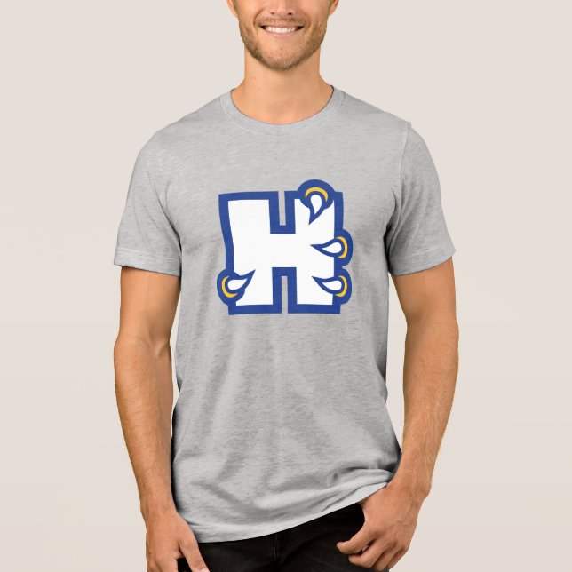 Hilbert College H Tri-Blend Shirt (Front)