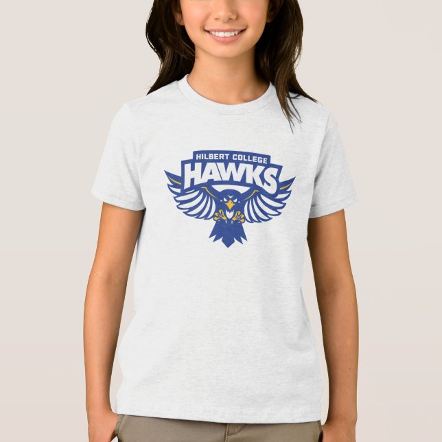 Hilbert College Hawks Tri-Blend Shirt (Front)