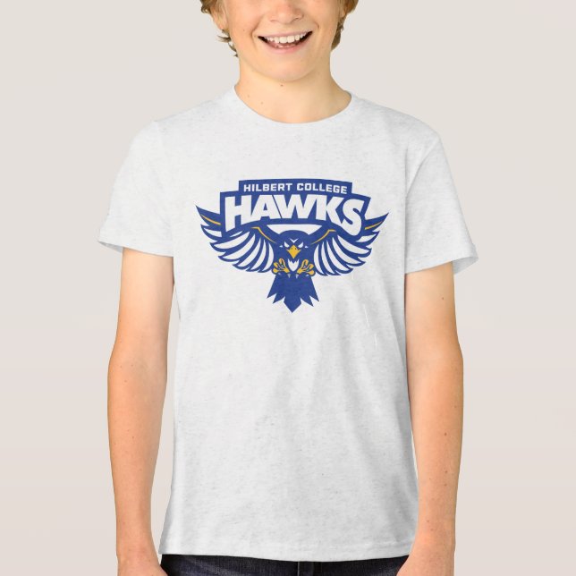 Hilbert College Hawks Tri-Blend Shirt (Front)