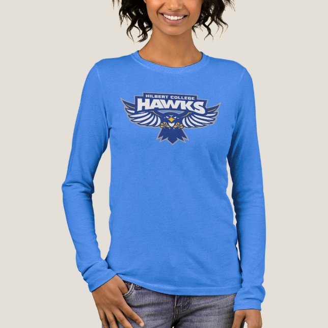Hilbert College Hawks Tri-Blend Shirt (Front)