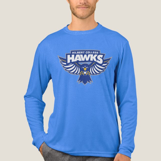 Hilbert College Hawks Tri-Blend Shirt (Front)