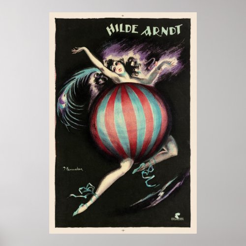 Hilde Arndt Germany Vintage Poster 1918