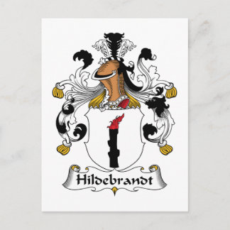 Hildebrandt Family Crest Postcard