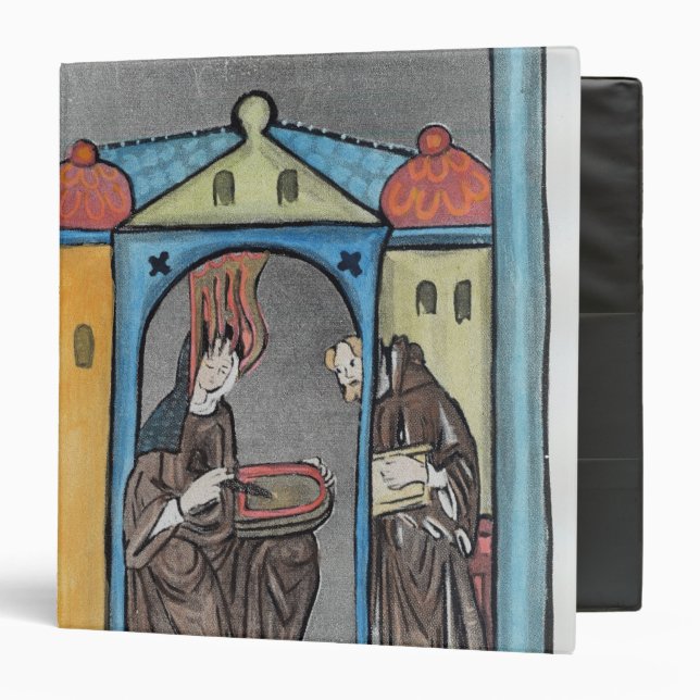 Hildegard of Bingen 3 Ring Binder (Front/Inside)