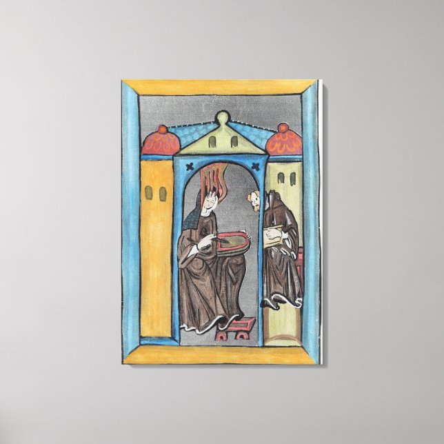 Hildegard of Bingen Canvas Print (Front)