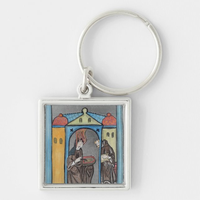 Hildegard of Bingen Keychain (Front)