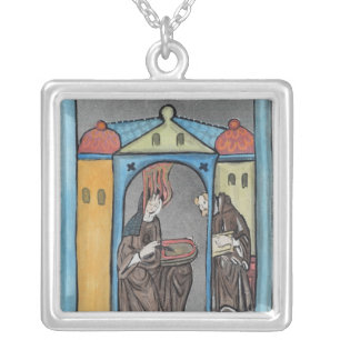 Hildegard of Bingen Silver Plated Necklace