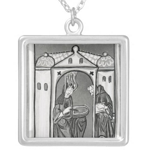 Hildegard of Bingen Silver Plated Necklace