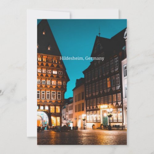 Hildesheim Germany photograph Card