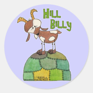 Hill Billy Classic Round Sticker