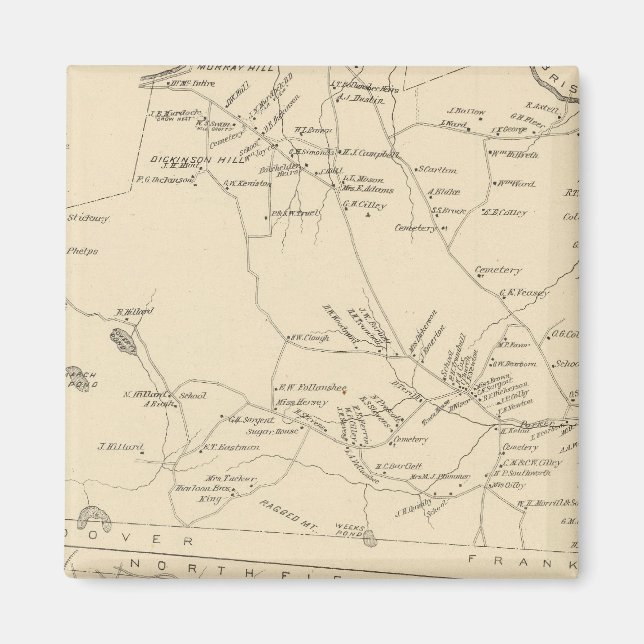 Hill, Canterbury Magnet (Front)