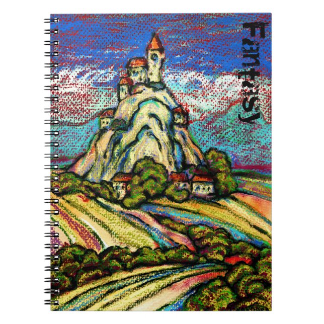Hill Castle Fantasy Notebook by Alexandra Cook (Front)