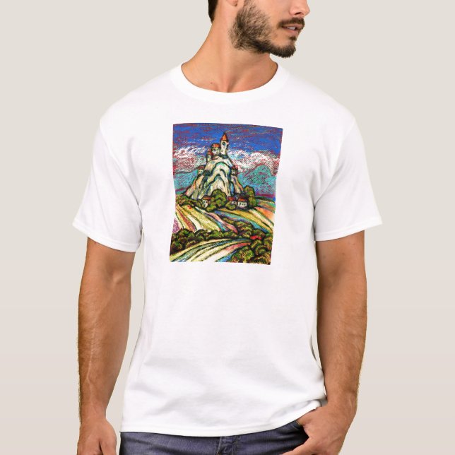 Hill Castle Fantasy T-Shirt (Front)