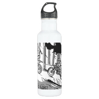 Hill Climbing Motocross Racers Stainless Steel Water Bottle