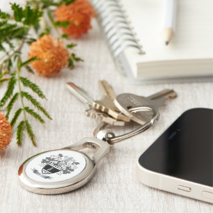 Hill Coat of Arms Keychain