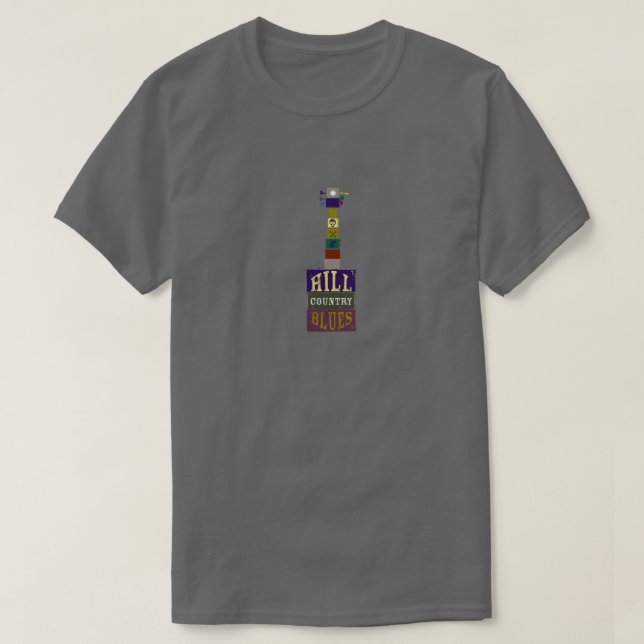 Hill Country Blues T-Shirt (Design Front)