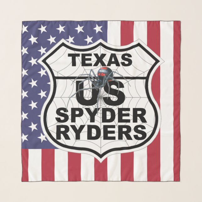 Hill Country Chapter - Scarf USA Flag (Front)