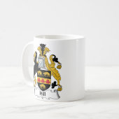Hill Family Crest Coffee Mug (Front Left)
