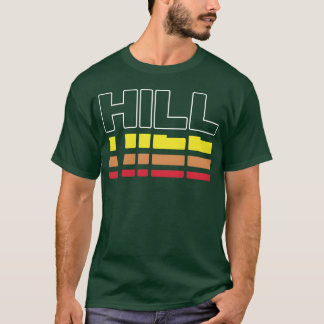 Hill First Name Funny Vintage Sunset Hill vintage T-Shirt