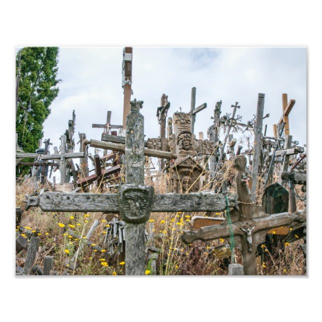 Hill of Crosses Photo Print (Front)
