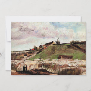 Hill of Montmartre with Quarry by Vincent van Gogh