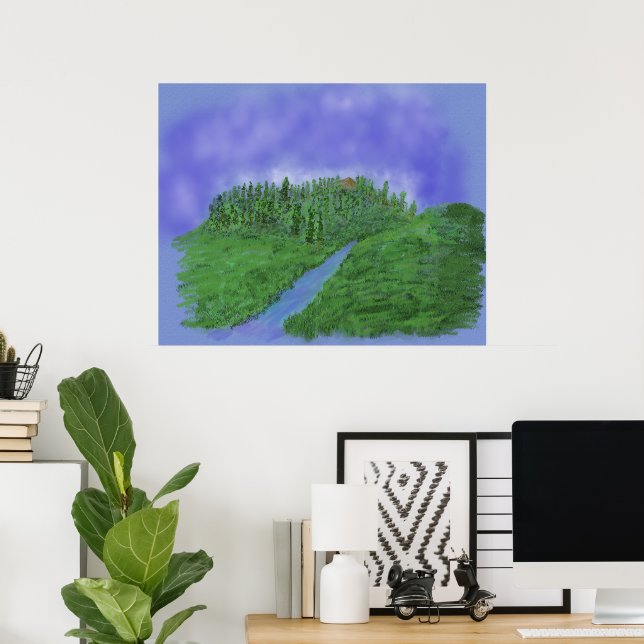 Hill & stream poster (Home Office)