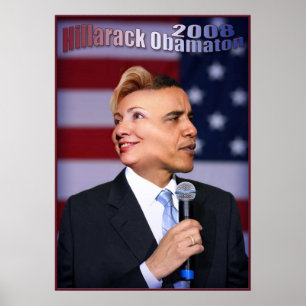 Hillarack Obamaton Poster