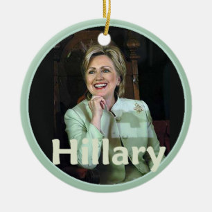 Hillary 2016 ceramic ornament