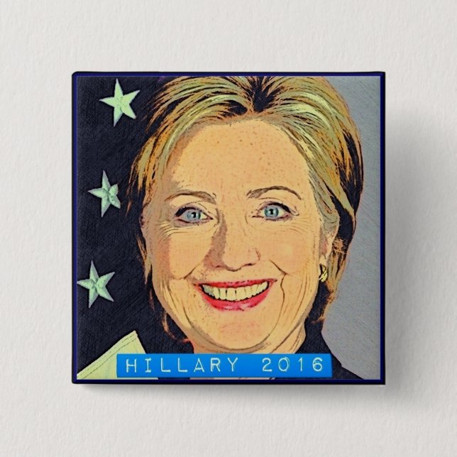 HILLARY 2016! IT'S TIME BUTTON (Front)