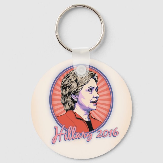 Hillary 2016 -ov keychain (Front)
