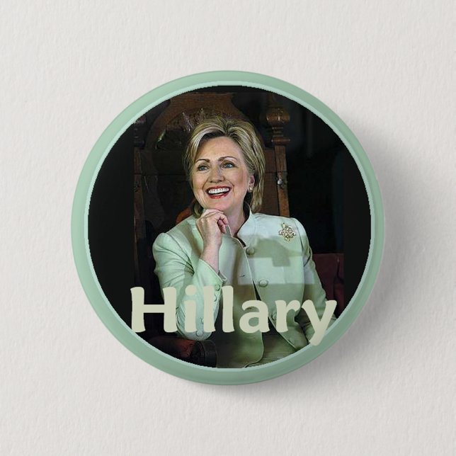 Hillary 2016 pinback button (Front)
