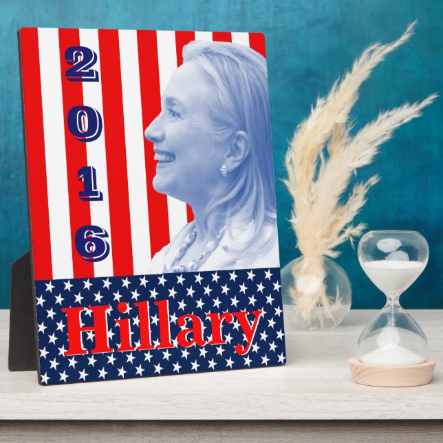 Hillary 2016 plaque (Side)