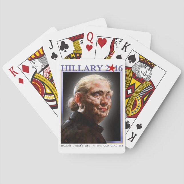 Hillary 2016 Playing Cards (Back)