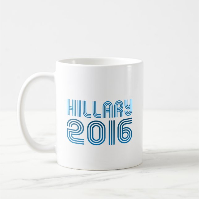 HILLARY 2016 VINTAGE -.png Coffee Mug (Left)