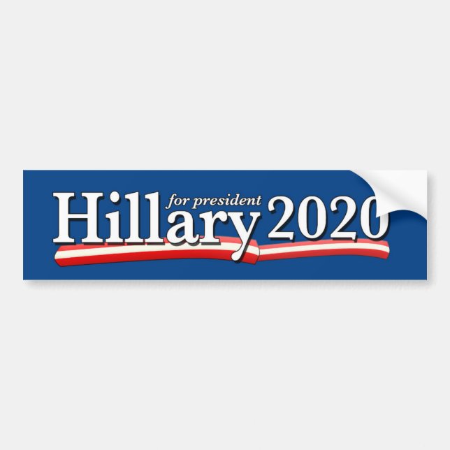 Hillary 2020 bumper sticker (Front)
