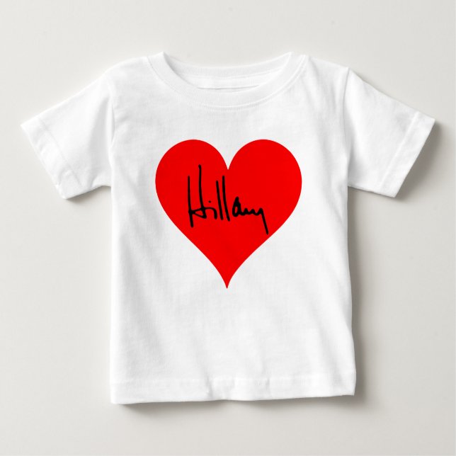 "Hillary" Baby T-Shirt (Front)