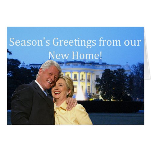 Hillary  Bill New Address Christmas