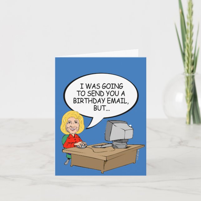 Hillary Birthday Emails - Bernie Sanders Birthday Card (Front)