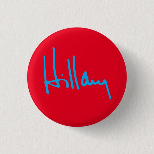"Hillary” Button (Front)