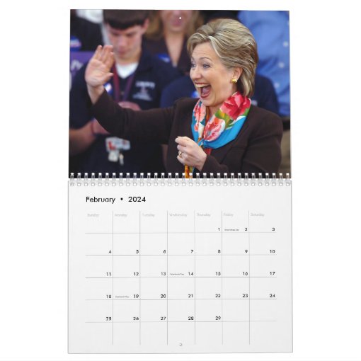 HILLARY CALENDAR Zazzle