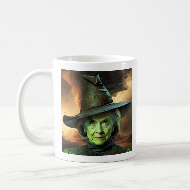 Hillary Cinton Wicked Witch of The United States  Coffee Mug (Left)