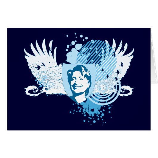 hillary clinton 08. cards (Front Horizontal)