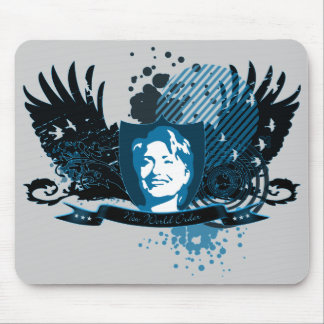 hillary clinton 08. new world order. mouse pad