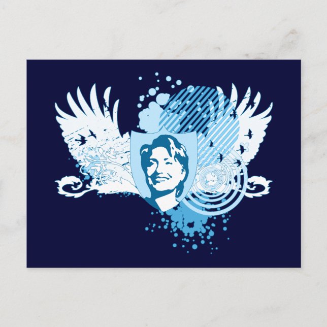 hillary clinton 08. postcard (Front)