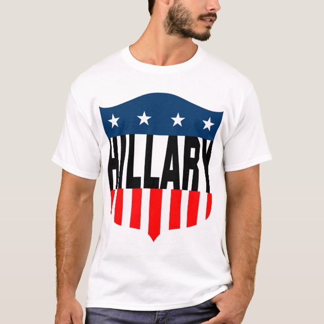 hillary clinton 08. stars and stripes. T-Shirt (Front)