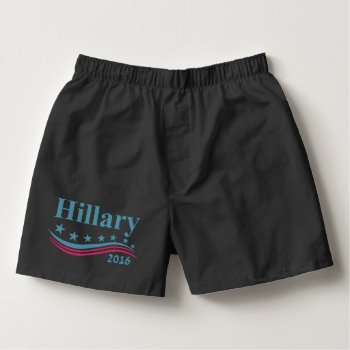 Hillary Clinton 2016 Boxers by EST_Design at Zazzle
