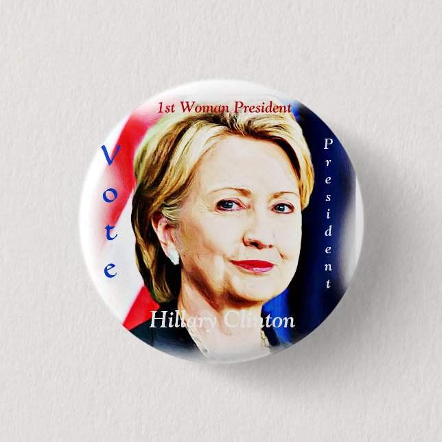 Hillary Clinton 2016_ Button (Front)