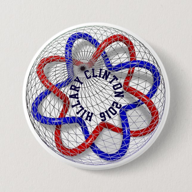 Hillary Clinton 2016 Button (Front)